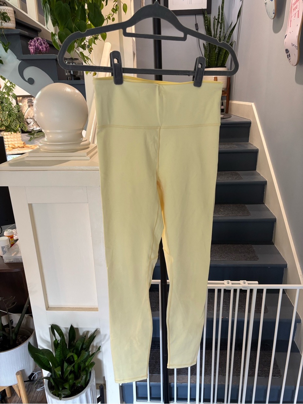 Fabletics Pale Yellow High-Waist Powerhold Leggings